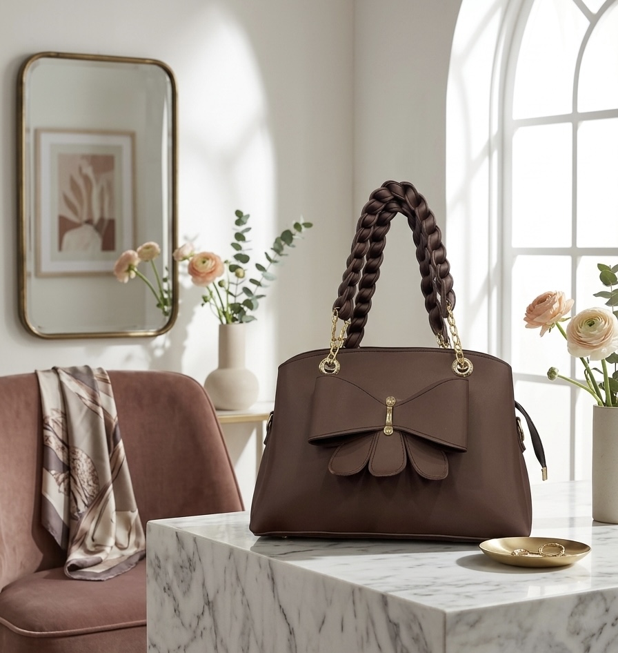 Morden Tripple Zipper Bags For Ladies